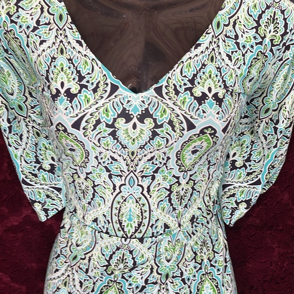 Tommy Hilfiger Paisley Print Jersey Shift Dress. Size 12, NWOT - Picture 2 of 6